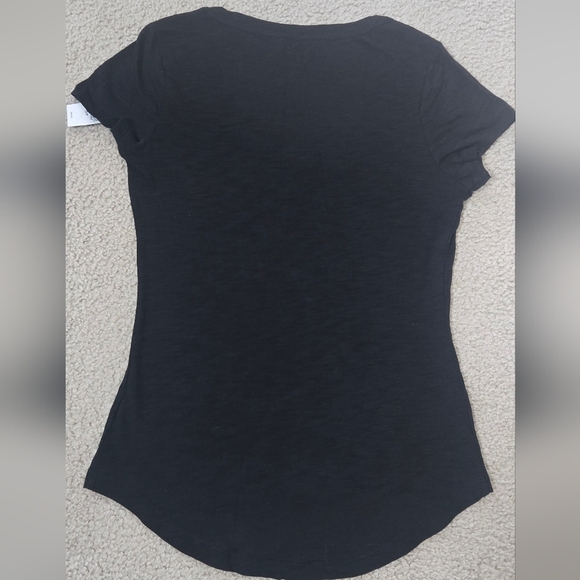 Express Black Leopard Print Embellished Tshirt - Picture 7 of 7